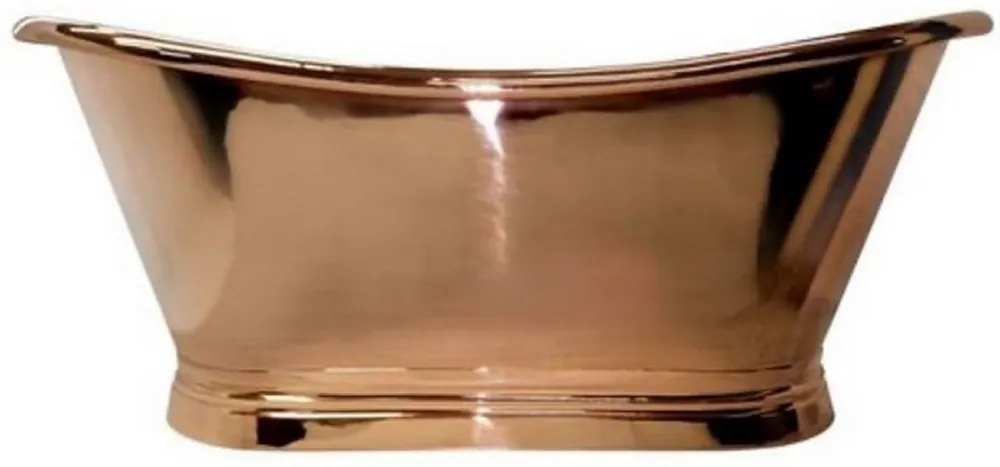 Top-Seller Casa Padrino Luxus Jugendstil Kupfer Badewanne 170 x 72 x H. 71 cm Freistehende Retro Badewanne - Rustikal Kupfer Badezimmer Möbel