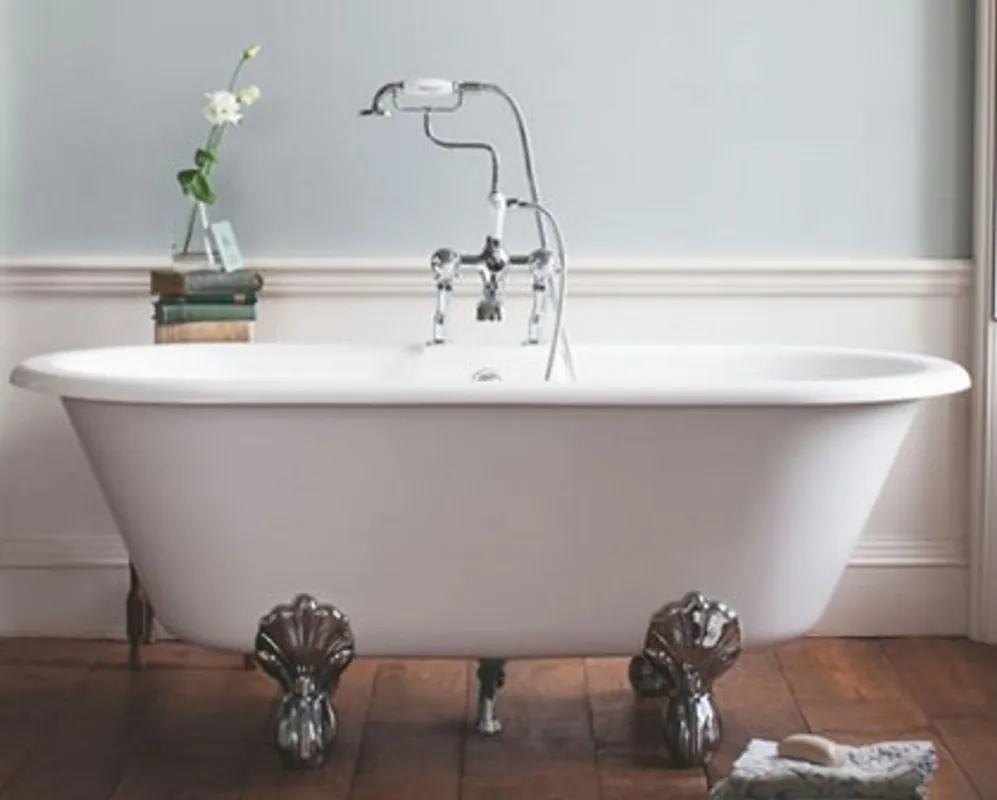Jetzt Zugreifen Casa Padrino Jugendstil Badewanne Naturstein freistehend 1700mm BBlan Weiß - Freistehende Retro Antik Badewanne