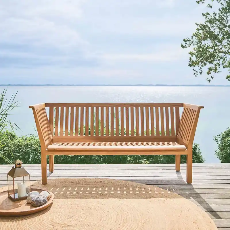Versand Am Gleichen Tag Casa Padrino Luxus Teakholz Gartenbank Braun 180 cm - Teakholz Garten Möbel