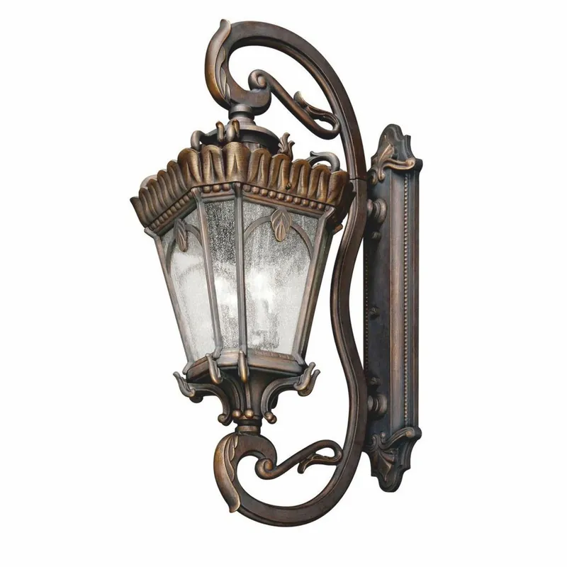 Casa Padrino Barock Außenwandleuchte Antik Bronze H. 116,8 cm - Außenbeleuchtung Heute Kaufen