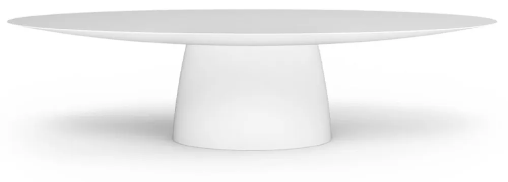 Casa Padrino Luxus Garten Esstisch Matt Weiß 300 x 130 x H. 75 cm Neue Ware