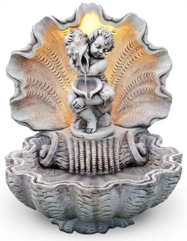 Casa Padrino Jugendstil Gartenbrunnen Grau 92 x 86 x H. 107 cm Meistverkauft