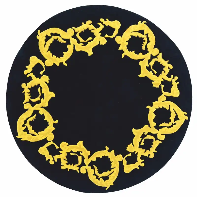 Sale Casa Padrino Luxus Teppich Schwarz / Gold - Verschiedene Größen - Luxus Interior