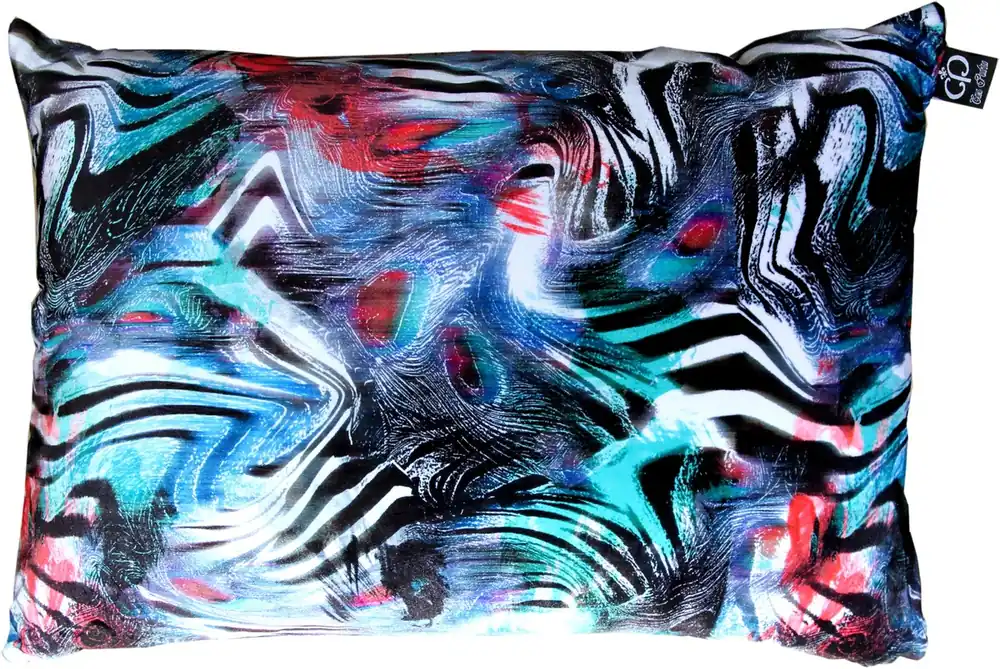 Casa Padrino Luxus Samt Kissen San Jose Mehrfarbig 35 x 55 cm - Feinster Samtstoff - Luxus Zierkissen Heute Kaufen