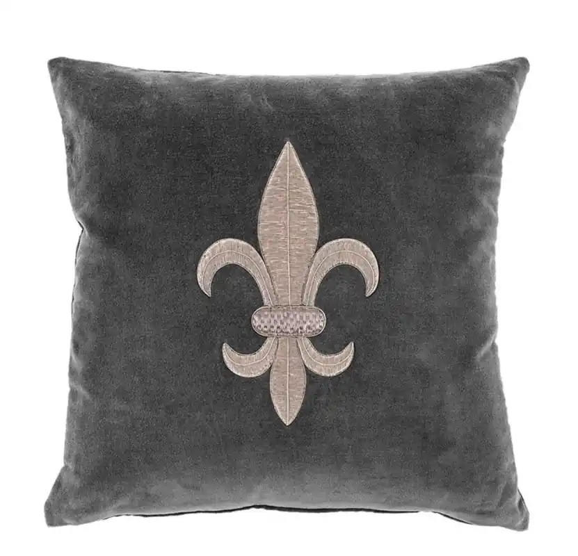 Casa Padrino Wohnzimmer Zierkissen Grau / Silber 50 x 50 cm - Luxus Kissen Heißes Angebot