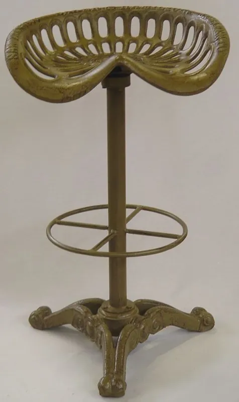 Kracherpreis Casa Padrino Luxus Barhocker - Gusseisen - Höhe 78,7 cm - Industrial Design