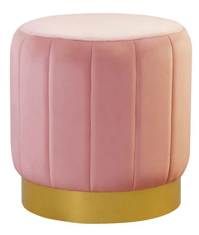 Kracherpreis Casa Padrino Luxus Sitzhocker mit Gold Metall- Luxus Qualität - ALLE FARBEN - Neo Classic Rund Hocker - Möbel