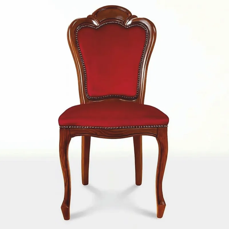 Billig Casa Padrino Luxus Barock Esszimmer Stuhl Bordeauxrot / Braun H. 107 cm - Barock Möbel