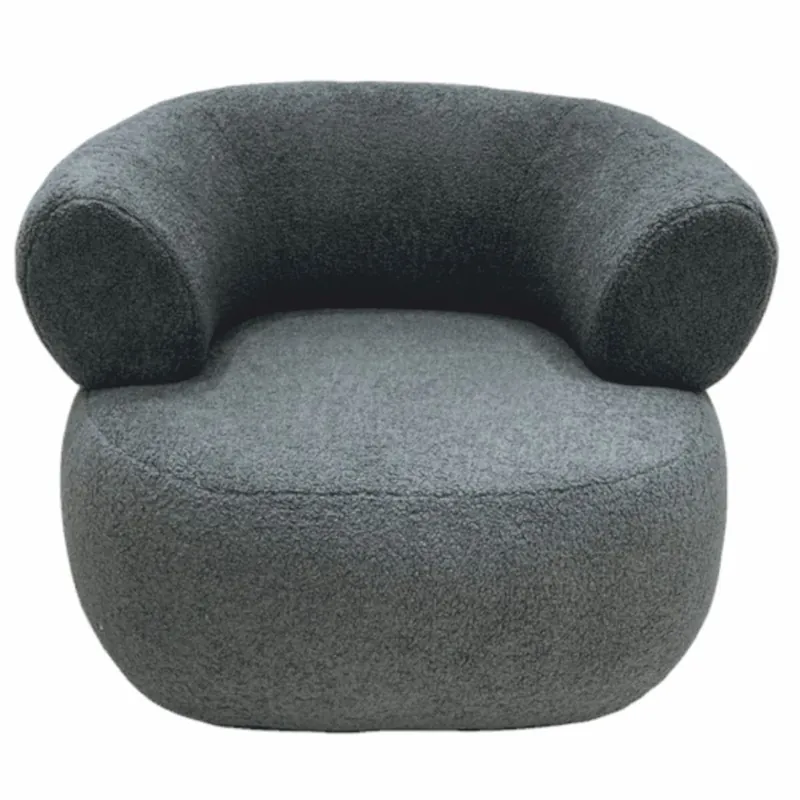 Echt Casa Padrino Luxus Wohnzimmer & Hotel Sessel Grau H. 74 cm - Luxus Möbel