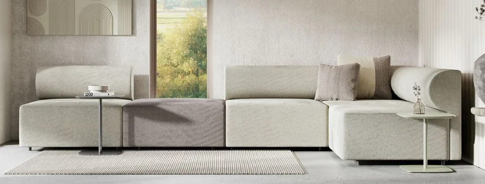 Casa Padrino Luxus Ecksofa Grau / Dunkelgrau 360 x 180 cm - Modulares Wohnzimmer Sofa - Luxus Möbel Mega-Angebot
