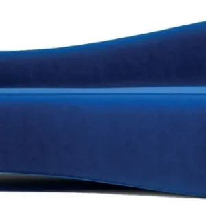 Ab Werk Casa Padrino Luxus Samt Sofa Blau 280 x 105 x H. 68 cm - Wohnzimmer Sofa - Hotel Sofa - Wohnzimmer Möbel - Hotel Möbel - Luxus Möbel
