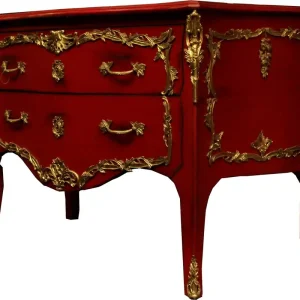 Ab Werk Casa Padrino Barock Kommode Rot / Gold Antik Stil 130 cm - Handgefertigt aus Massivholz - Limited Edition