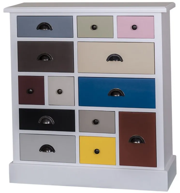 Beliebt Casa Padrino Landhausstil Kommode Mehrfarbig 90 x 35 x H. 97 cm - Luxus Qualität