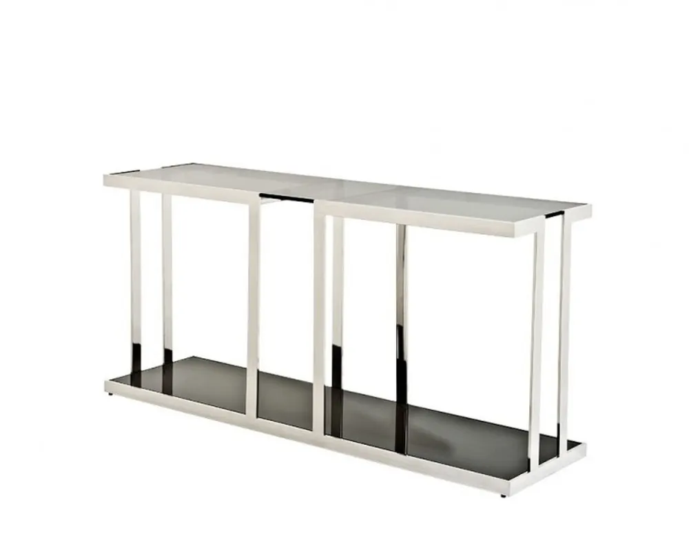 Casa Padrino Luxus Art Deco Konsole 150 x 40 x H. 74 cm - Luxus Konsole Billig