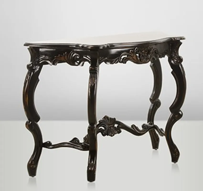 Großhandel Casa Padrino Barock Konsolentisch Antik Stil Schwarz / Braun