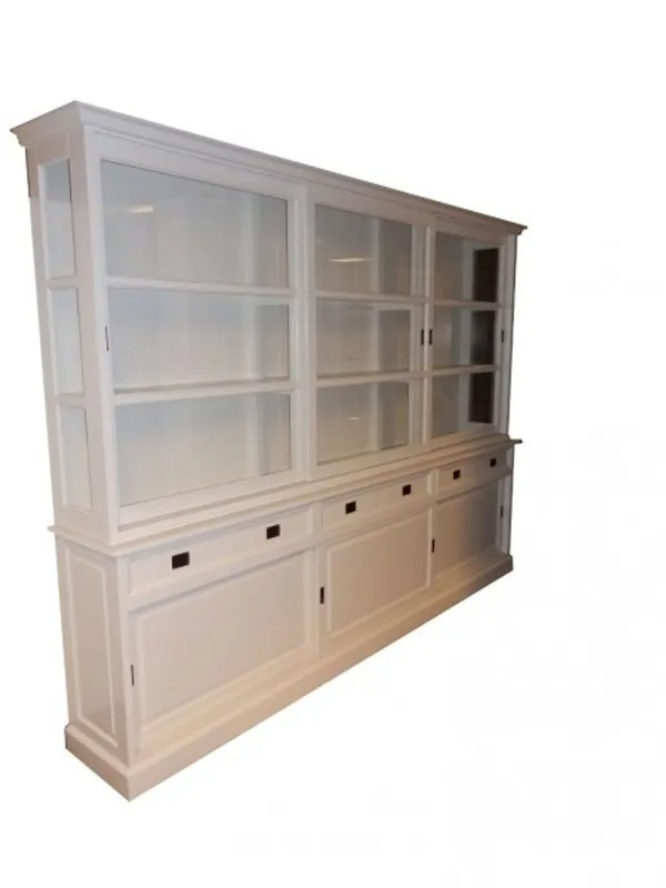 Großer Shabby Chic Landhaus Stil Schrank mit 6 Türen und 3 Schubladen - Buffetschrank - Schrank Esszimmer Letzte Chance