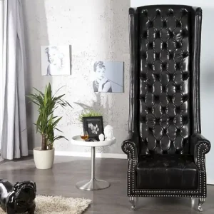 Ab Werk Casa Padrino Barock Thron Sessel Schwarz - Thron Stuhl