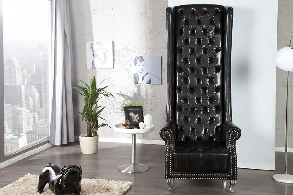 Ab Werk Casa Padrino Barock Thron Sessel Schwarz - Thron Stuhl