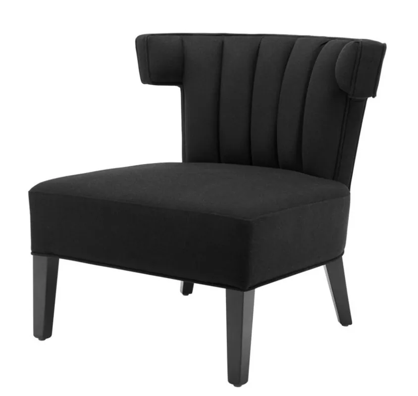 Casa Padrino Luxus Sessel Schwarz - Designer Möbel Gleich Bestellen