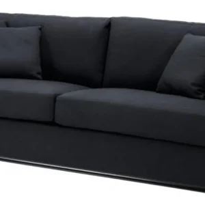 Ab Werk Casa Padrino Luxus Hotel Sofa Schwarz 234 x 103 x H. 86 cm - Limited Edition