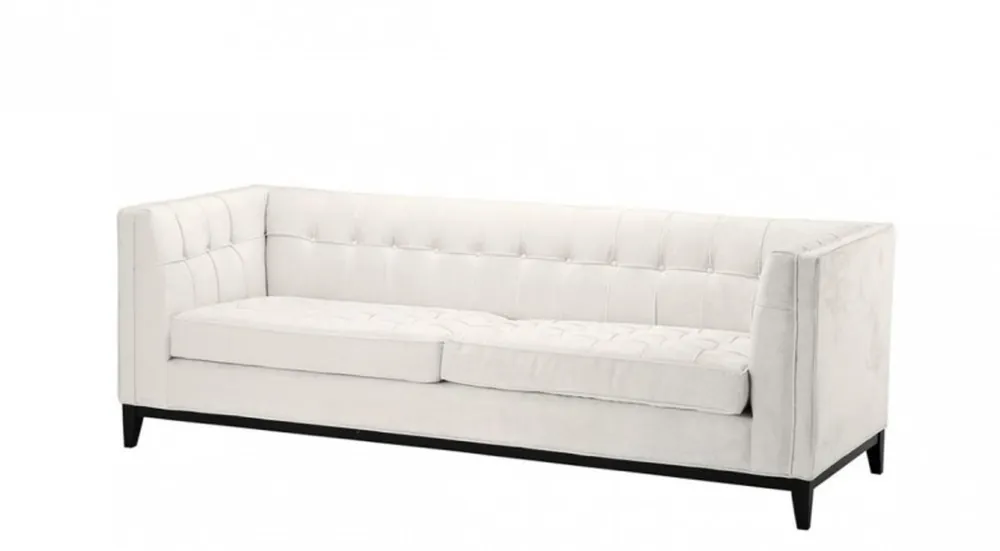 Günstig Casa Padrino Luxus Sofa Weiß - Wohnzimmer Möbel