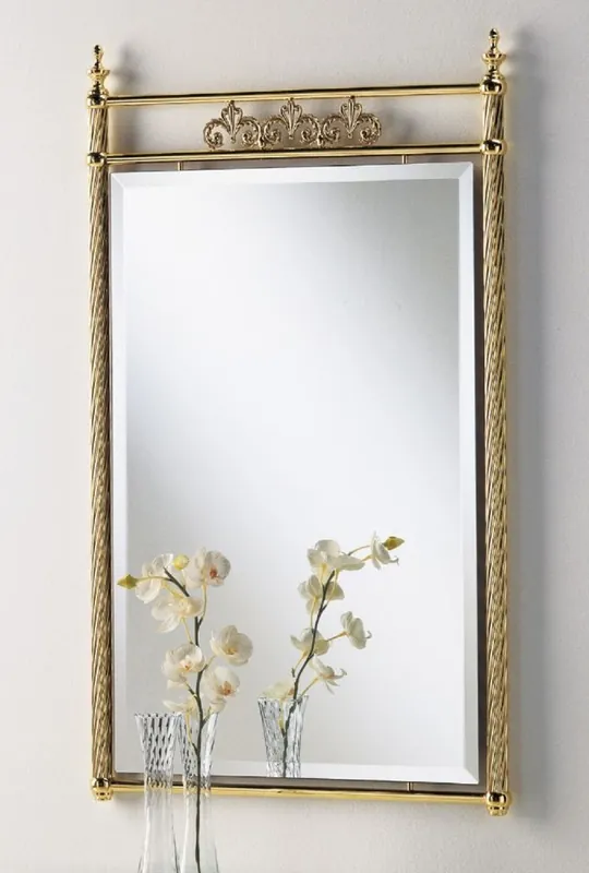 Weltweiter Versand Casa Padrino Luxus Messing Spiegel 64 x H. 106 cm - Rechteckiger Messing Wandspiegel - Garderoben Spiegel - Luxus Möbel - Hotel Möbel - Luxus Qualität - Made in Italy
