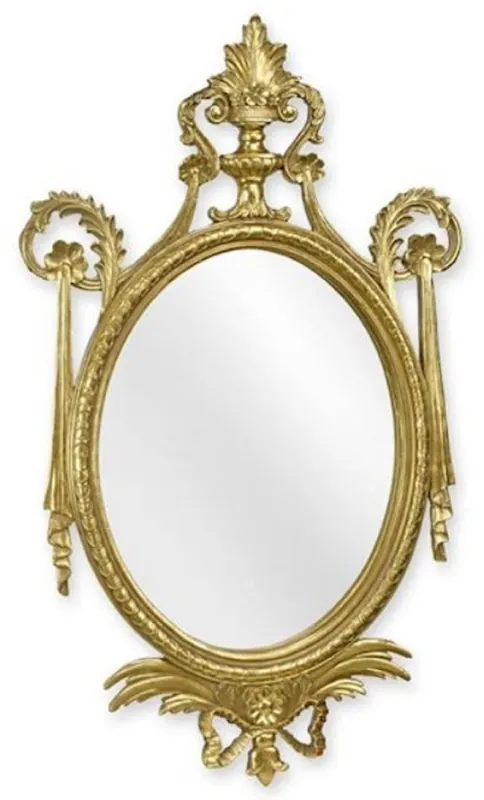 Gleich Bestellen Casa Padrino Barock Spiegel Gold 40 x H. 67,6 cm - Prunkvoller Barockstil Kunstharz Wandspiegel - Barock Möbel - Edel & Prunkvoll