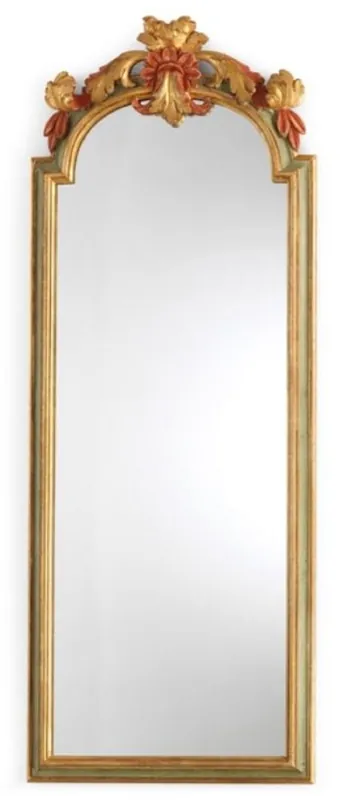 Jetzt Zugreifen Casa Padrino Luxus Barock Spiegel Antik Gold / Grün / Rot - Prunkvoller Massivholz Barockstil Wandspiegel - Luxus Möbel im Barockstil - Barock Möbel - Made in Italy