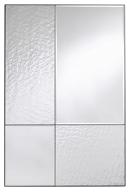 Casa Padrino Luxus Wandspiegel Schwarz 80 x 2 x H. 120 cm - Hotel & Restaurant Spiegel - Luxus Kollektion Weltweiter Versand