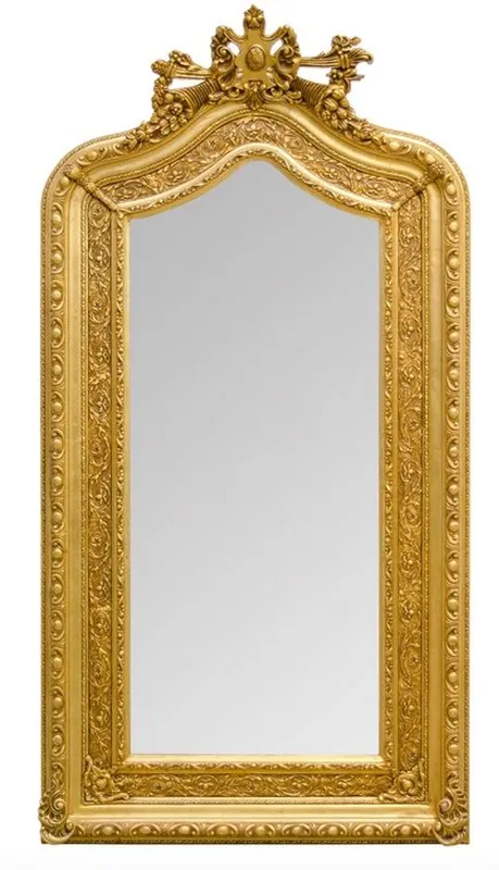 Prunkvoller Casa Padrino Barock Wandspiegel 108 x H. 207 cm - Barock Spiegel Kostenfreie Lieferung