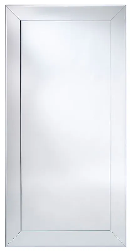 Casa Padrino Luxus Spiegel mit Aluminiumrahmen 100 x H. 200 cm - Garderobenspiegel - Wohnzimmer Spiegel - Schlafzimmer Spiegel - Luxus Qualität Limited Edition