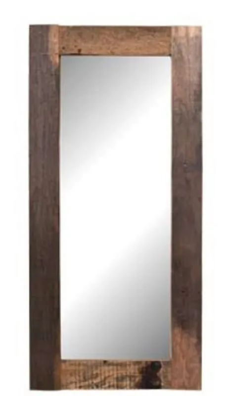 Schneller Versand Casa Padrino Landhausstil Wandspiegel Naturfarben 80 x 3 x H. 170 cm - Landhausstil Möbel