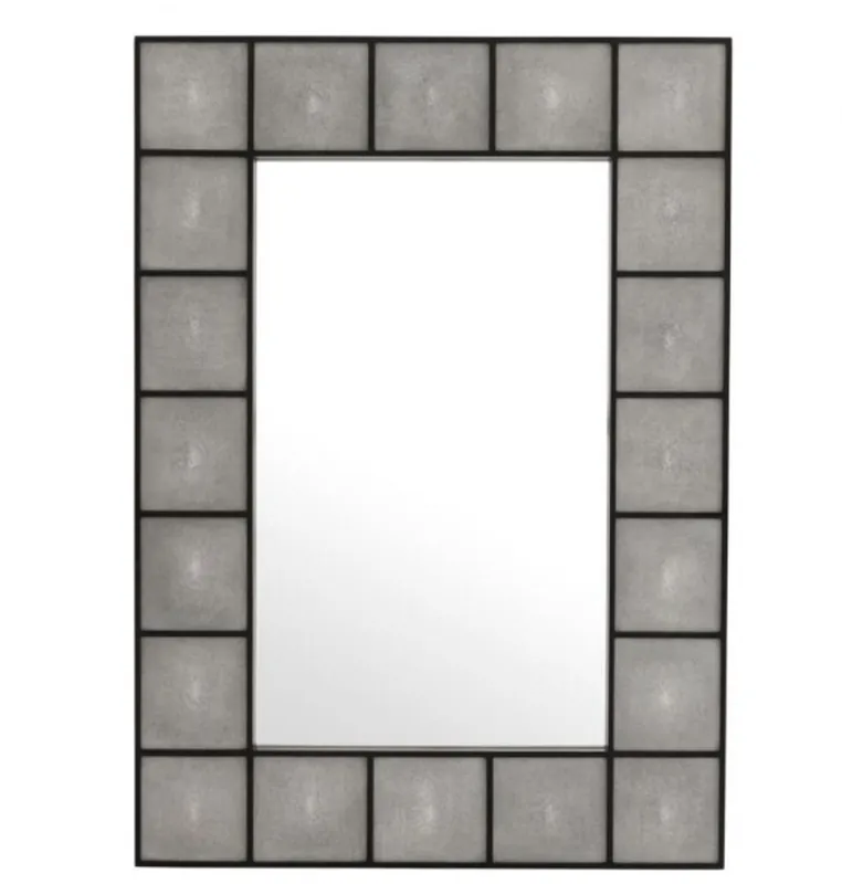 Handgefertigt Casa Padrino Designer Luxus Mahagoni Wandspiegel 100 x H 140 cm - Luxus Qualität