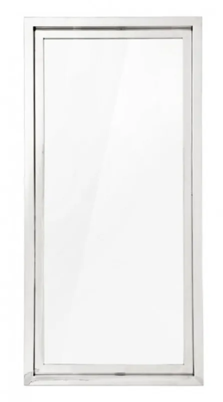 Neu Im Sortiment Casa Padrino Luxus Wandspiegel Edelstahl vernickelt 195 x 95 cm - Luxury Hotel Collection