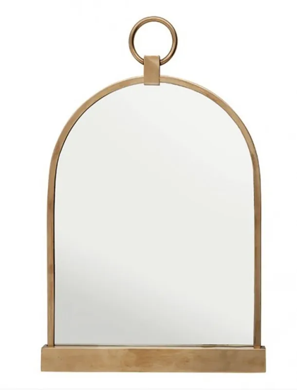Sale Casa Padrino Luxus Tisch Spiegel Schminkspiegel - Schminktisch Spiegel Antik Messing Farben 57 x 36 cm