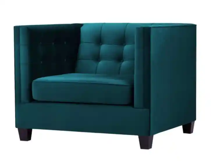 Sessel Chesterfield Textil Stoff Meergrün Kreative Möbel Neu Wohnzimmer Gleich Bestellen