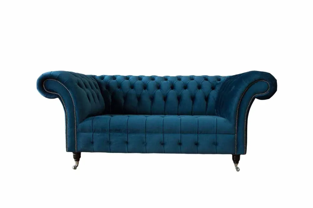 Sofa 2 Sitzer Design Sofas Polster Couchen Chesterfield Sitz Zweisitzer Knallerangebot