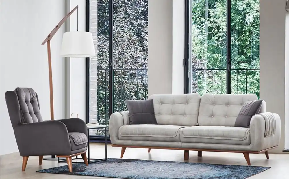 Im Trend Sofa Couch 3+1 Sitz Sofagarnitur Couchen Polster Möbel Sofas Set Gruppe