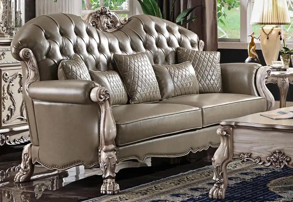 Neu Im Sortiment Sofa Dreisitzer Couch Polster Design Moderne 3er Sitz Sofas Zimmer Möbel Beige