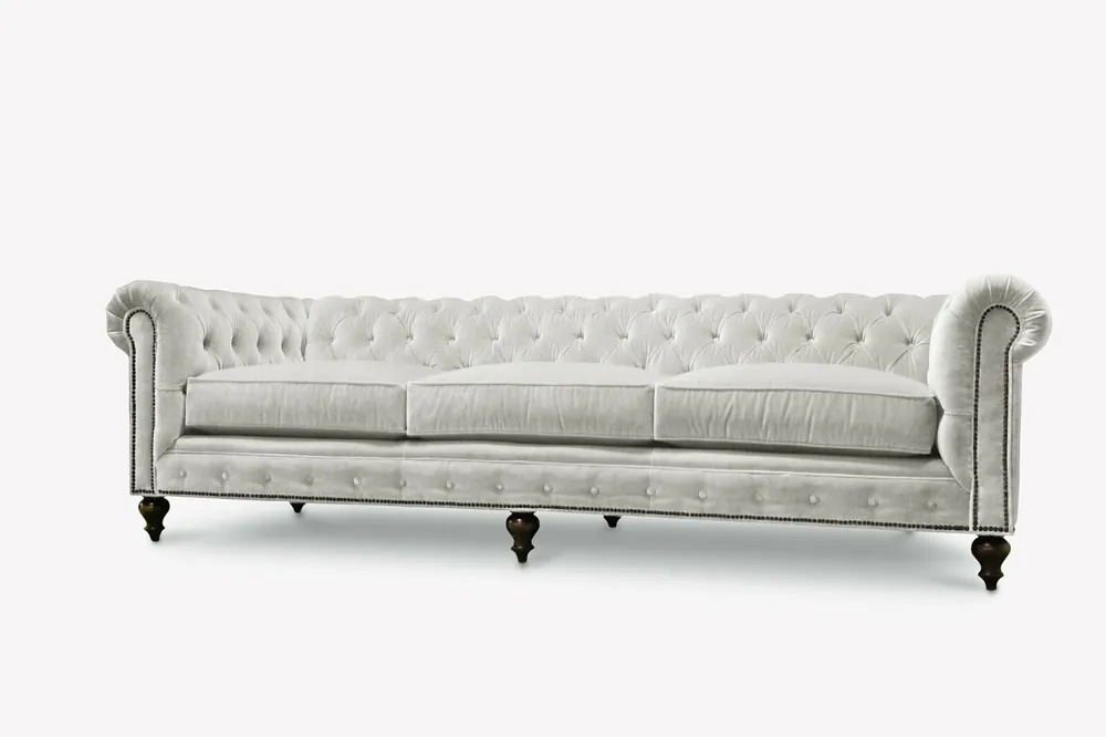 Im Trend Sofa Luxus Textil Chesterfield Couch Sofas Polster 3 Sitzer Dreisitzer Sofas Neu