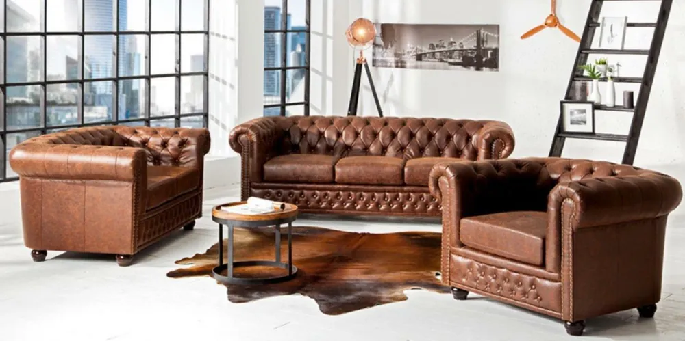 Schneller Versand Sofagarnitur 3+2 Sitzer Neu Set Design Sofas Polster Deko Couchen Leder