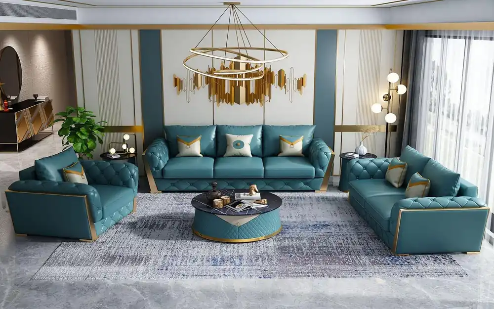 Sofagarnitur 3+2+1 Sitzer Wohnlandschaft Couch Sofa Polster Garnitur Sofas Leder Solange Der Vorrat Reicht