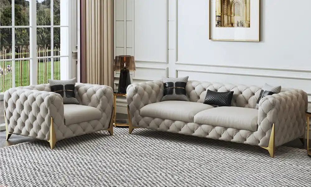 Expressversand Sofagarnitur Big Set 3+1 Sitzer Leder Couch Sofa Garnitur Design Couchen