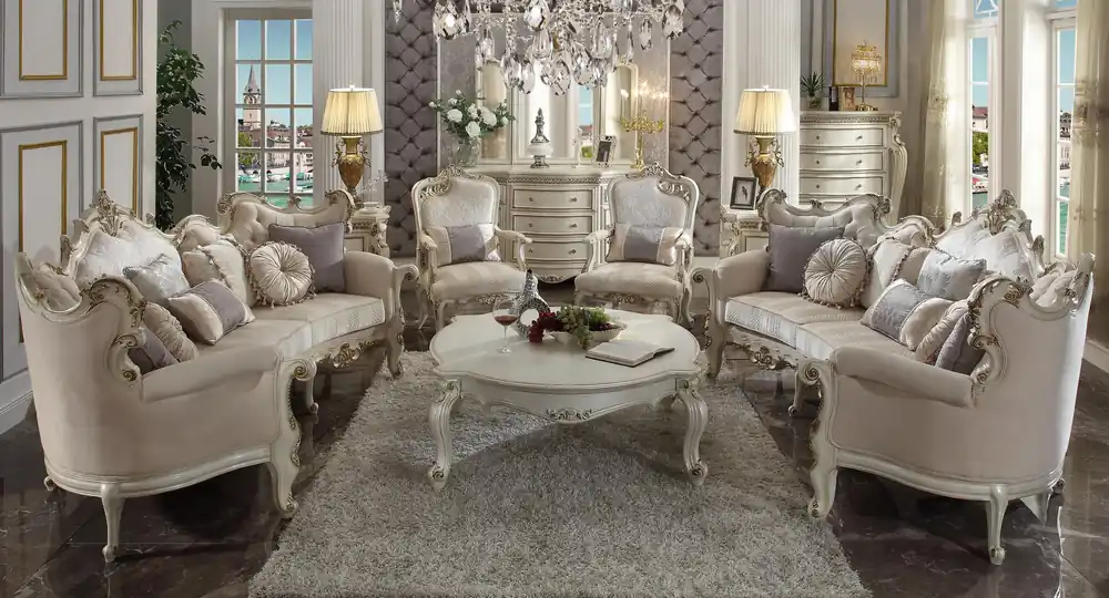 Sofagarnitur Couch Polster Klassik 4+4+1 Sitzer Set Design Sofas Polster Must-Have