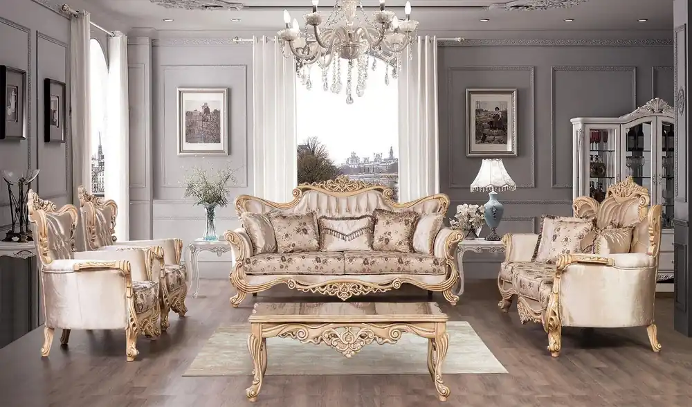 Sofagarnitur Couch Set Sofa Sessel Polster Möbel Couchtisch 5tlg. Neu Billig