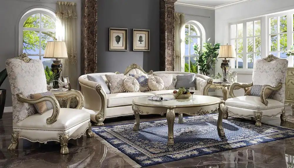 Sofagarnitur Klassisch 4+1 Sitz Sofa Polster Gruppe Wohnlandschaft Couch Billig