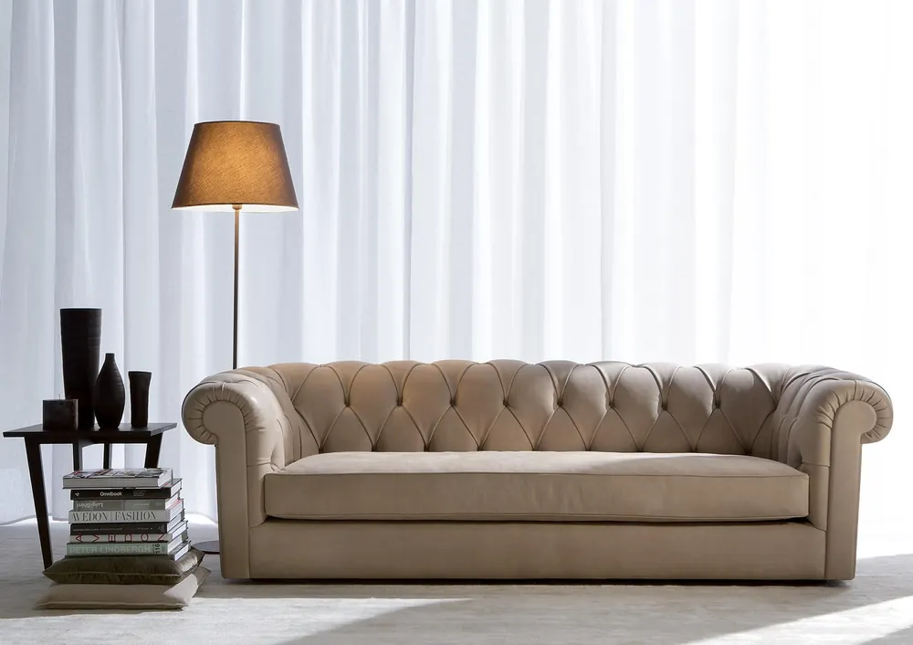 Sofagarnitur Polster Couch Sofa Klassik Chesterfield 3 Sitzer Sofas Washington Weltweiter Versand