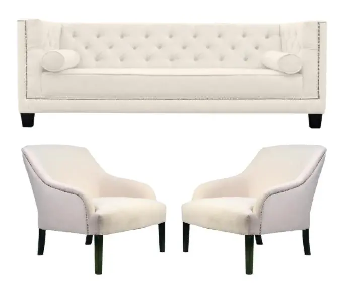 Nur Für Kurze Zeit Weiß Chesterfield Sessel xxl Big Textil Stoff Couchen Kreative Möbel Neu Sofas
