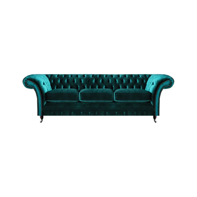 Ab Werk Wohnzimmer Grün Dreisitzer Sofa Couch Textil Möbel Polstersitz Möbel