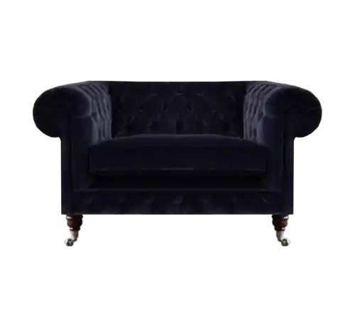 Wohnzimmer Sessel Polster Sitz Luxus Textil Chesterfield Neu Einrichtung Mega-Angebot